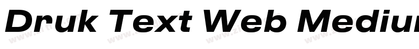Druk Text Web Medium字体转换 Druk Text Web Medium字体转换